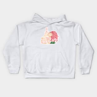 baileys strawberry cream rabbit Kids Hoodie